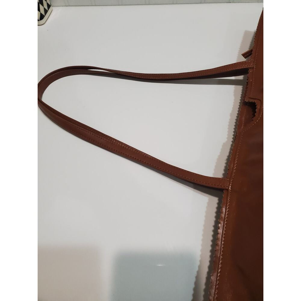 Latico Lether Cognac Brown Slouchy Tote - Picture 5 of 7